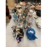 A LARGE COLLECTION OF FIGURINES AND ANIMAL MODELS