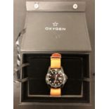 A NEW OXYGEN GENTS WRIST WATCH