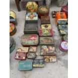 A QUANTITY OF COLLECTABLE CONFECTIONERY TINS