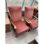 TWO PARKER KNOLL ARMCHAIRS - MODEL PK 770/1