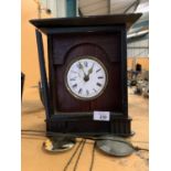 A WALL CLOCK FACE AND MECHANISM WITH ENAMEL DIAL