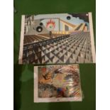 TWO ORIGINAL SCI FI PICTURES TO INCLUDE 'DREAMS 1948' 15" X 12" AND A 1970 25" X 20"