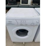 A HOTPOINT FIRST EDITION WMA13 WASHER SLIGHT RUSTING, BELIEVED IN WORKING ORDER - NO WARRANTY