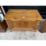 A PINE BLANKET CHEST