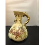 A ROYAL WORCESTER EWER JUG MADE OF BLUSH IVORY