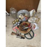 AN ALLOY JAM PAN, HOME BREWING EQUIPMENT ETC