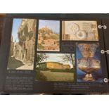 AN ALBUM CONTAINING PICTURES AND POSTCARDS DEPICTING THE JOURNEY TO ISRAEL