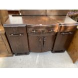 A MID 20TH CENTURY OAK SIDEBOARD, 53" WIDE