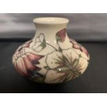 A MOORCROFT BRAMBLE REVISITED VASE 3 INCHES TALL