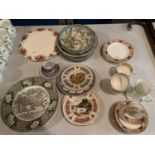 A COLLECTION OF CERAMICS TO INCLUDE CORONA ROSETTA, OLD COUNTRY ROSE, VALE TEAWARES ETC