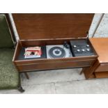 A B.S.R. TEAK RADIOGRAM