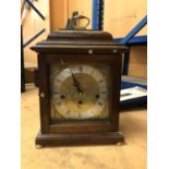 A MAHOGANY MANTLE CLOCK FRANZ HERMLE