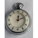 A SMITHS CHROME EMPIRE POCKET WATCH