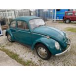 A 1967 VW BEETLE, 1500 CC, BELIEVED ONE OWNER FROM NEW, ON A VS, ENGINE TURNS OVER