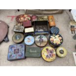 VARIOUS VINTAGE CONFECTIONERY AND BISCUIT TINS