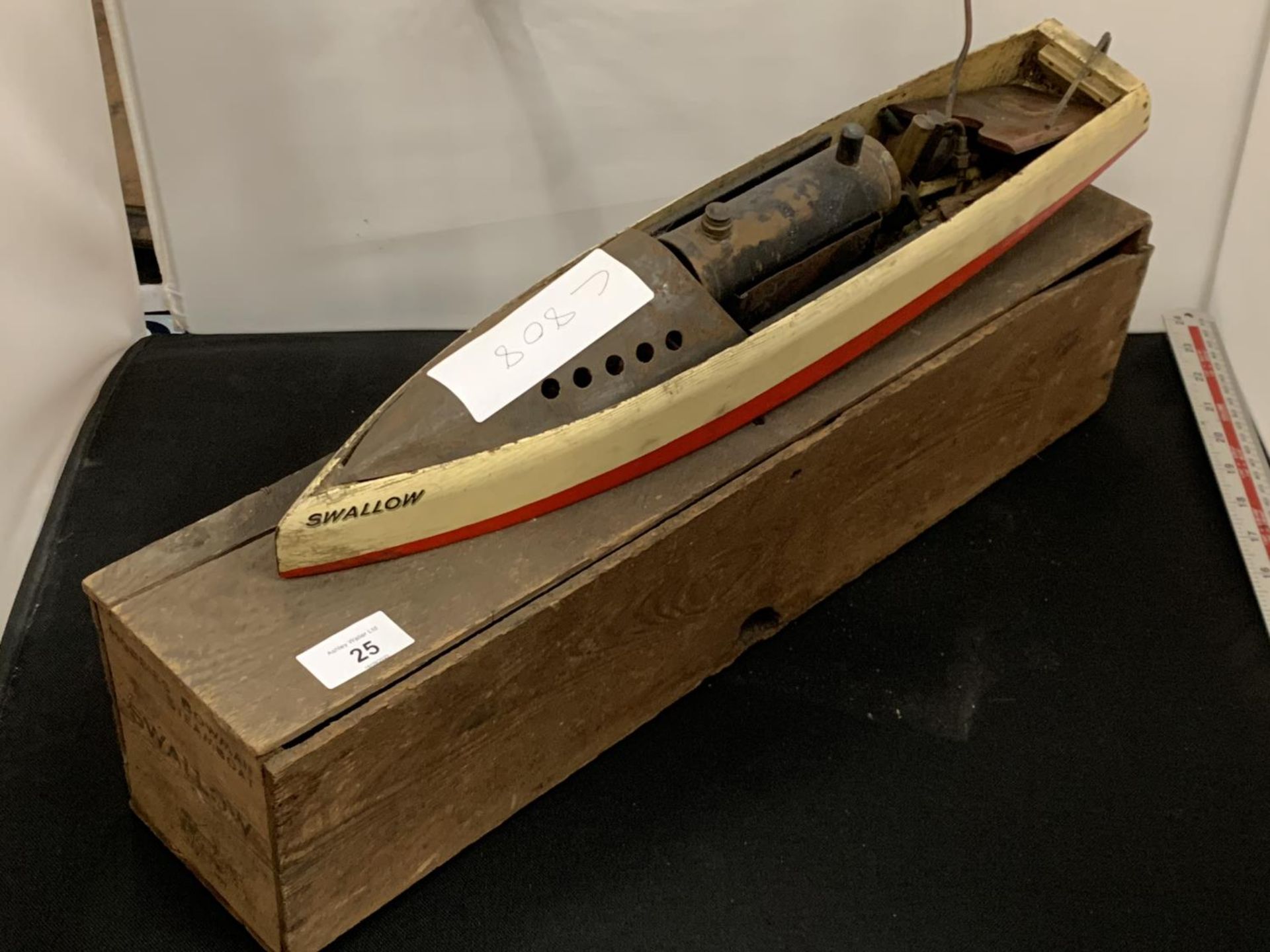 A HOBBIES BOWMAN STEAM BOAT "SWALLOW"