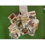 A COLLECTION OF VARIOUS VINTAGE CARDS AND POSTCARDS