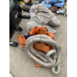 VARIOUS SLINGS AND RATCHET STRAPS