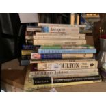 VARIOUS ANTIQUE REFERENCE BOOKS TO INCLUDE MILLERS, DOULTON ETC