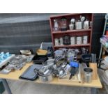 VARIOUS STAINLESS STEEL CATERING ITEMS