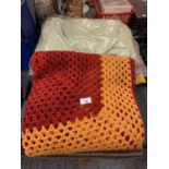 A SELECTION OF WOOLLEN BLANKETS