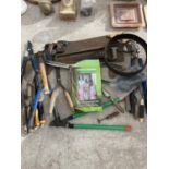 VARIOUS GARDEN AND WORKSHOP TOOLS