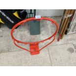 A BASKETBALL HOOP