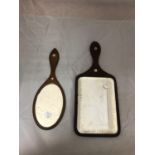 TWO VICTORIAN HAND HELD MIRRORS