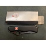 A BOXED SWISS VICTORINOX PENKNIFE