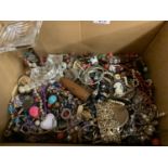 A LARGE SELECTION OF COSTUME JEWELLERY