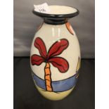 A SIGNED HAND PAINTED LORNA BAILEY VASE TROPICANA