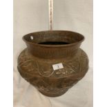 A LARGE ARTS & CRAFTS COPPER PLANT POT