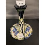 A MOORCROFT OTLEY CHEVIN VASE 6 INCHES TALL