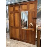 TWO PANELLED DOORS