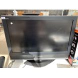 A PANASONIC 31 INCH TELEVISION AND REMOTE, BELIEVED IN WORKING ORDER, NO WARRANTY