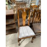 TWO DINING CHAIRS