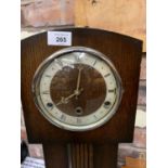 AN ART DECO STYLE GRANDMOTHER CLOCK