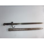 A FRENCH 1892 PATTERN BAYONET, 40cm BLADE