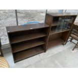 TWO 20TH CENTURY BOOKCASES