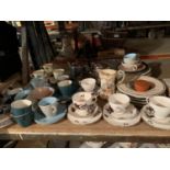 A COLLECTION OF CERAMICS TO INCLUDE EPNS, POOLE POTTERY, PLATES ETC