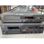 A NAD CD PLAYER AND TAPE DECK