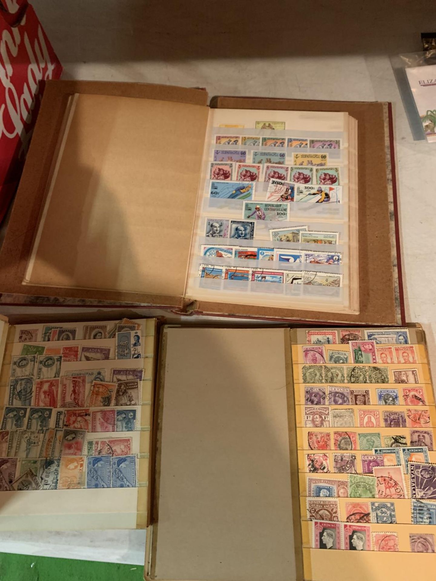 THREE ALBUMS OF VARIOUS STAMPS - Image 2 of 3