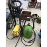 TWO PRESSURE WASHERS TO INCLUDE A KARCHER AND A PERFORMANCE