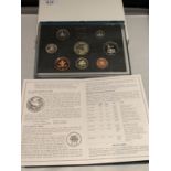 A 1995 ROYAL MINT EIGHT COIN CUPRO NICKEL SET IN PRESENTATION BOX