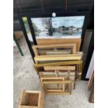 VARIOUS PICTURES AND FRAMES