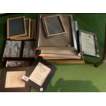 A SELECTION OF PICTURE FRAMES