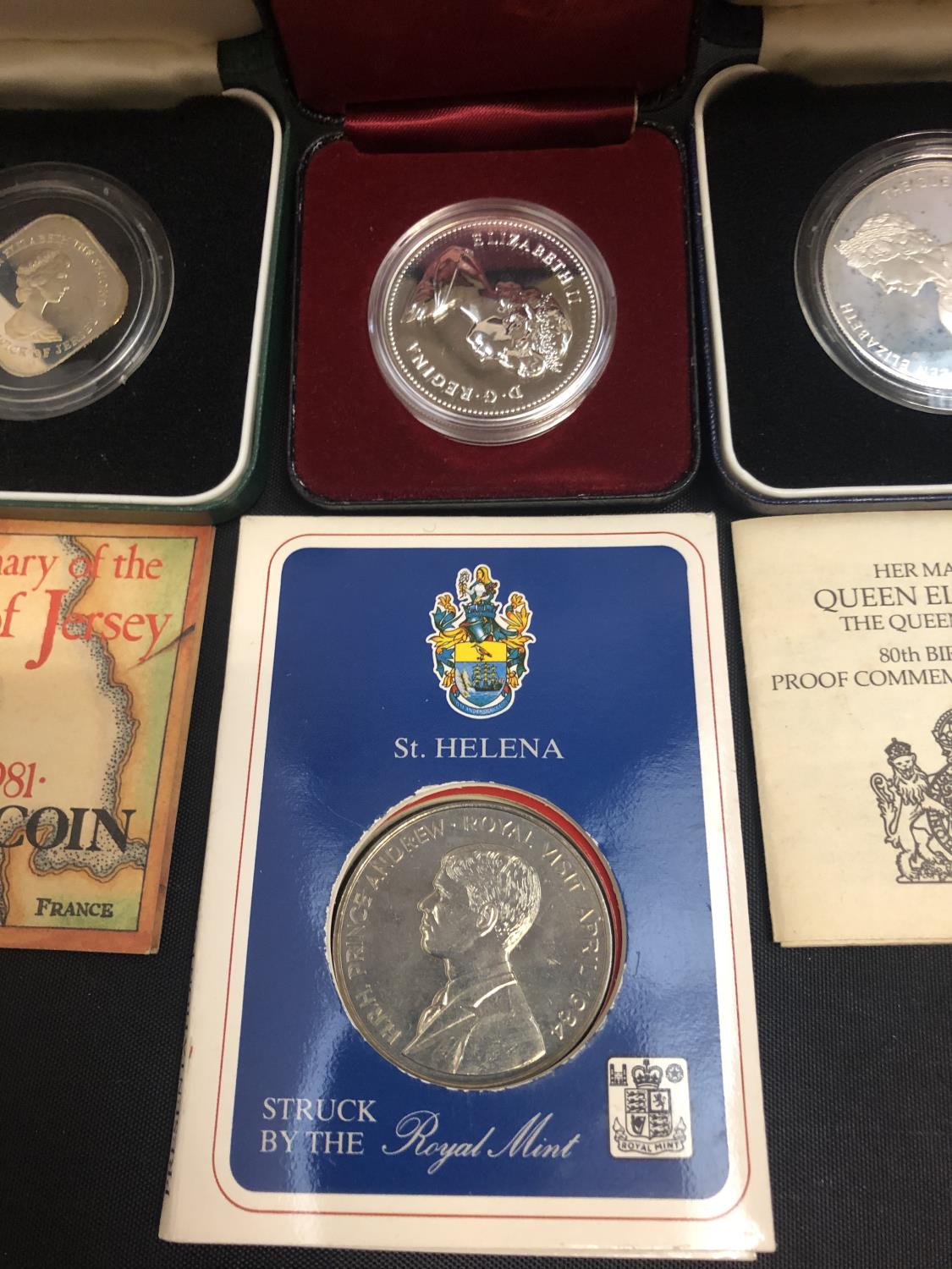 FOUR COMMEMORATIVE COINS IN PRESENTATION WALLETS AND BOXES - Image 3 of 4