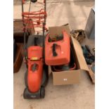 TWO ELECTRIC CORDED FLYMO MOWERS