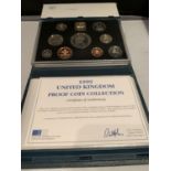 A 1999 ROYAL MINT NINE COIN CUPRO NICKEL SET IN PRESENTATION BOX