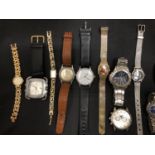 VARIOUS WRIST WATCHES